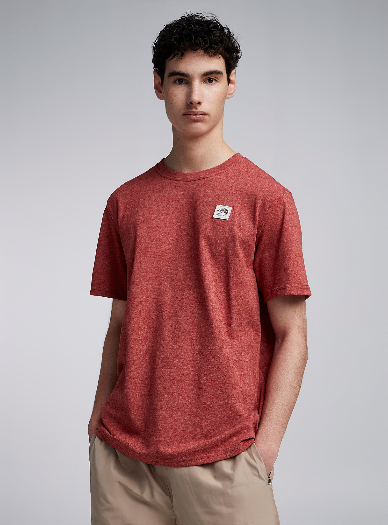 The North Face Heritage Patch T-shirt In Red
