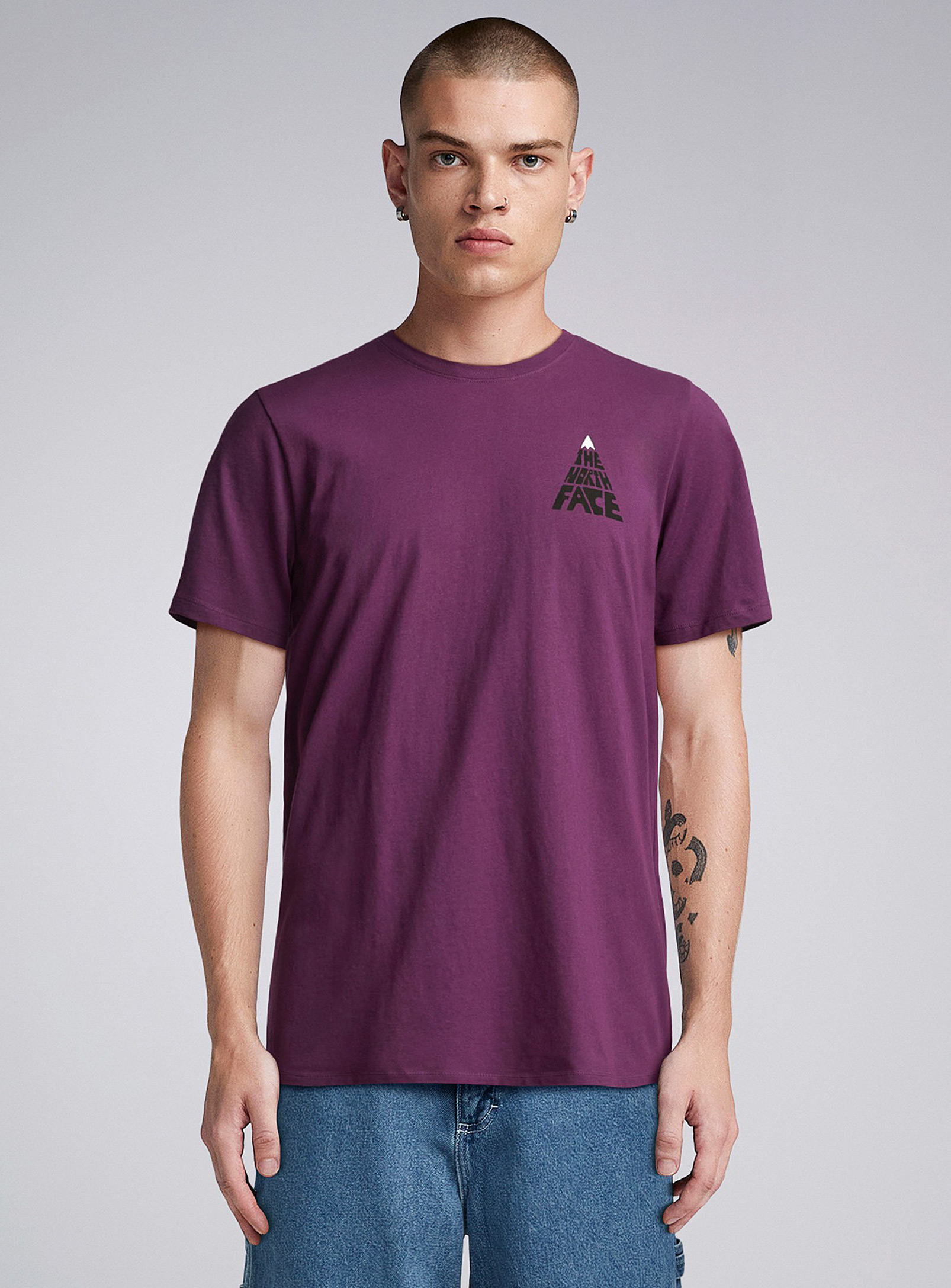 Shop The North Face Brand Proud T-shirt In Mauve