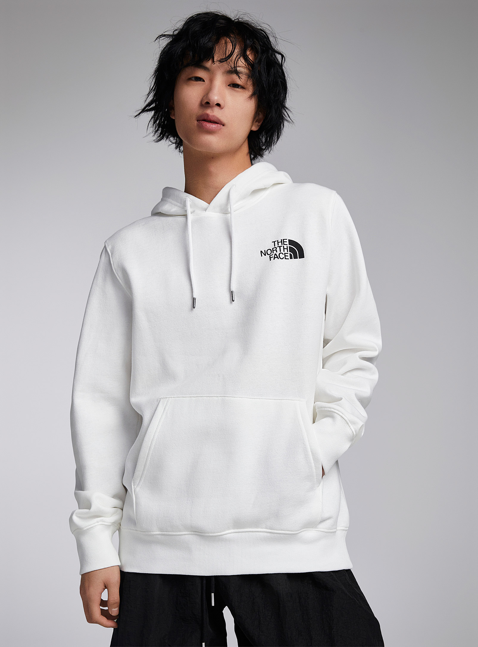 The North Face Box Nse Hoodie In White