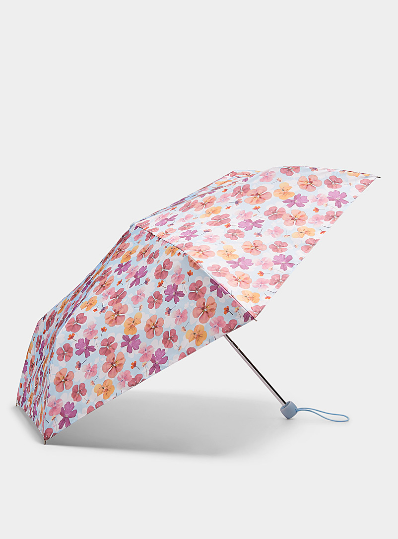 Fulton Baby Blue Fun pattern umbrella for women