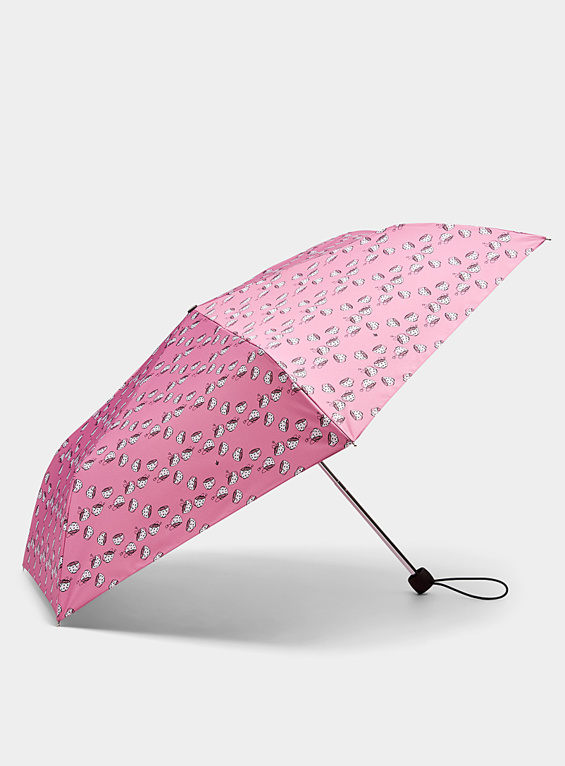 Fulton: Le parapluie motifs ludique Rose pour femme