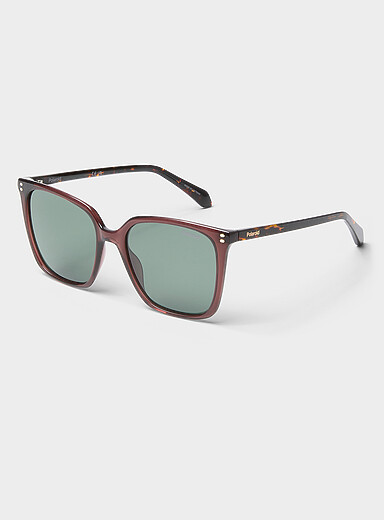 Polarized square sunglasses