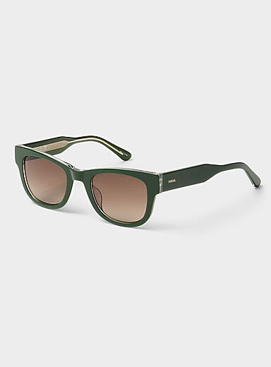 Les lunettes de soleil carr&eacute;es color&eacute;es