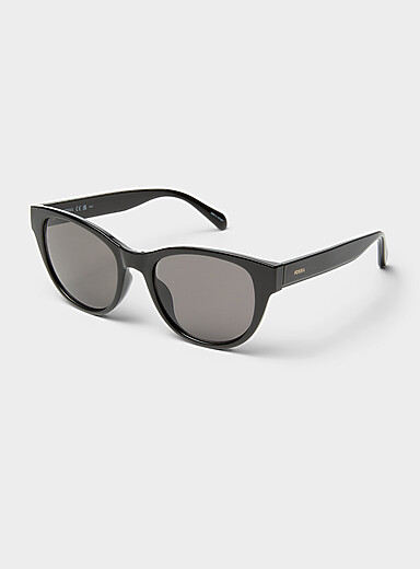 Les lunettes de soleil rondes &eacute;pur&eacute;es