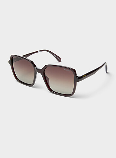Les lunettes de soleil carr&eacute;es surdimensionn&eacute;es