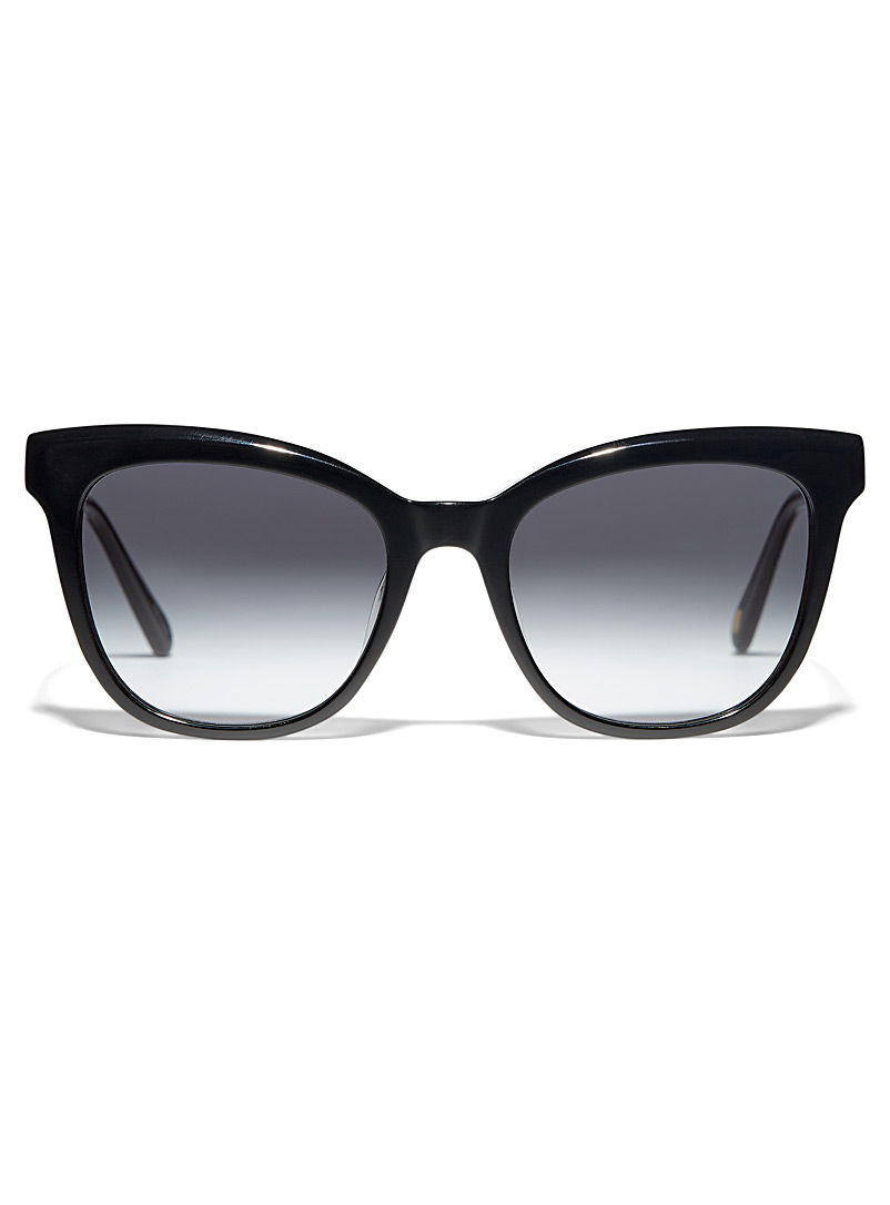 Fossil Black Subtle cat-eye sunglasses for women