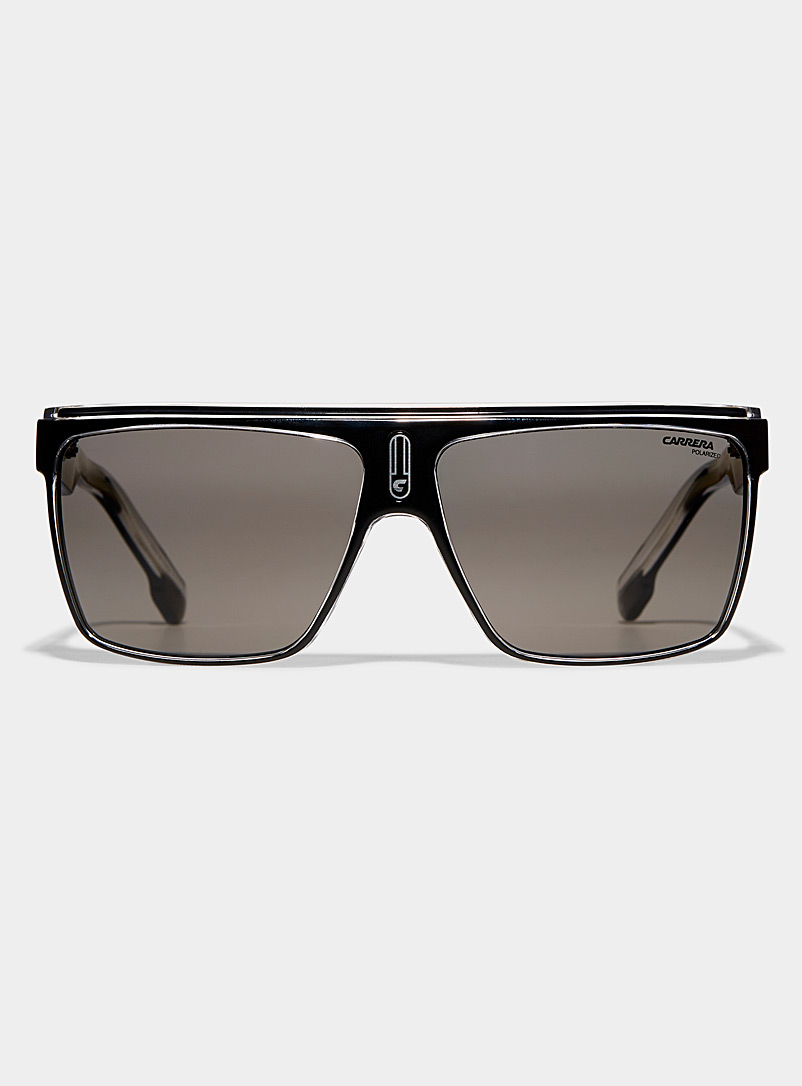 Red accent square sunglasses, Carrera, Men's Designer Sunglasses