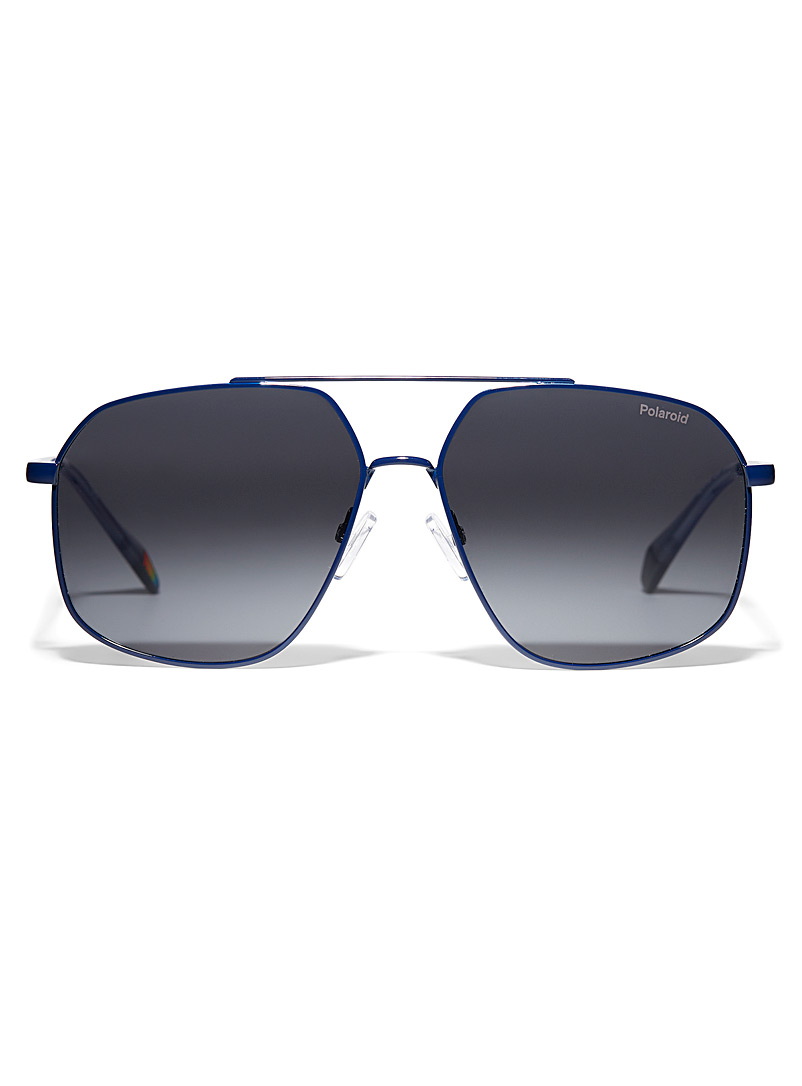 Polaroid Blue Navigator aviator sunglasses for men
