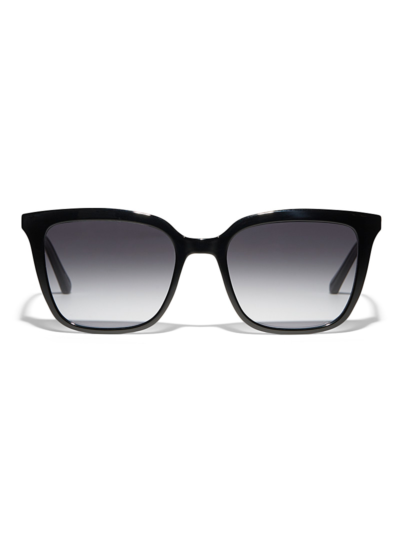 Fossil Black Blakely rectangular sunglasses for women