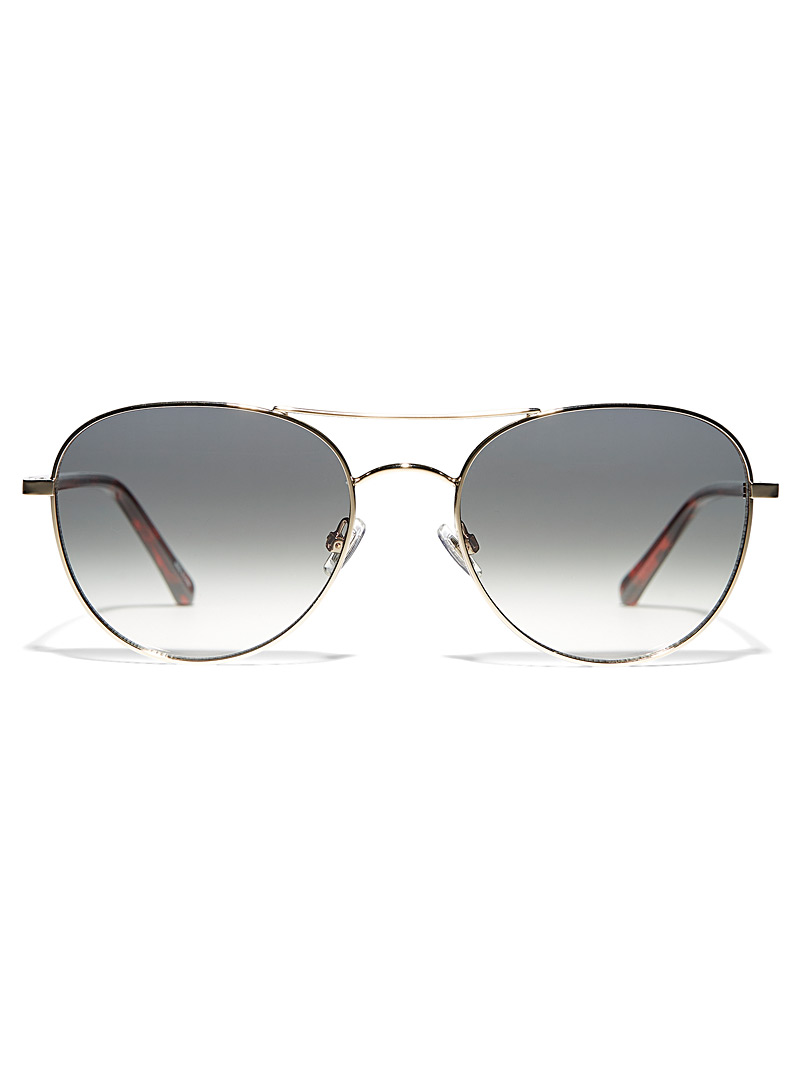 Rounded aviator sunglasses | Fossil | Shop Women's Aviator Sunglasses  Online | Simons