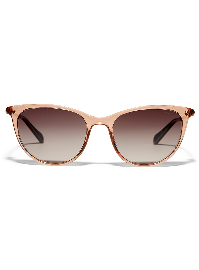 Fossil Brown Elegant cat-eye sunglasses for women