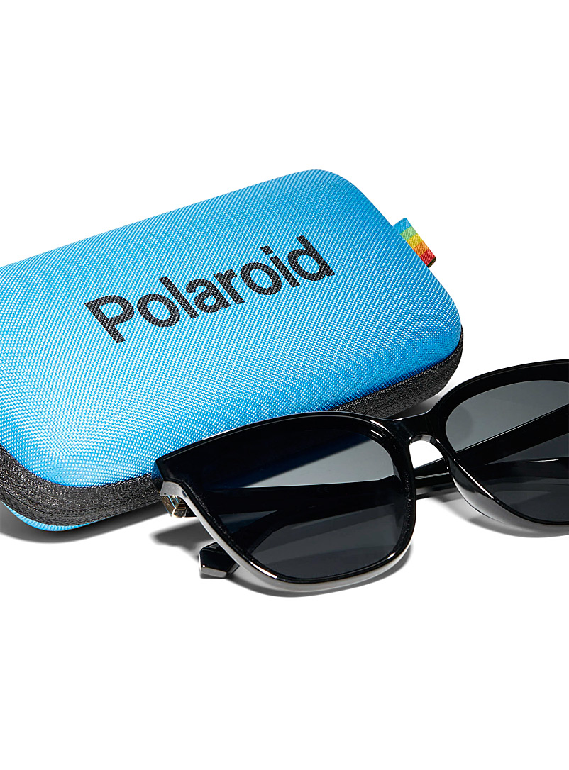 Polaroid: Les lunettes de soleil oeil de chat classique Brun pâle-taupe pour femme