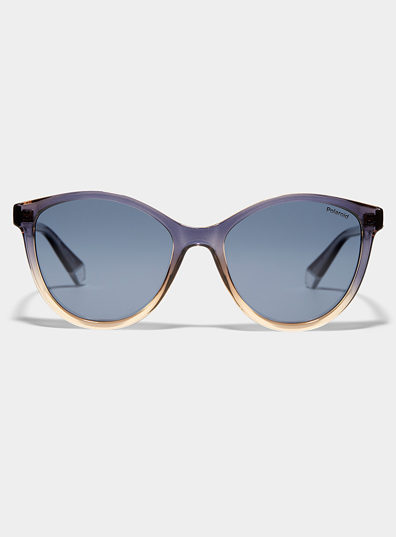 Polaroid Blue Round cat-eye sunglasses for women