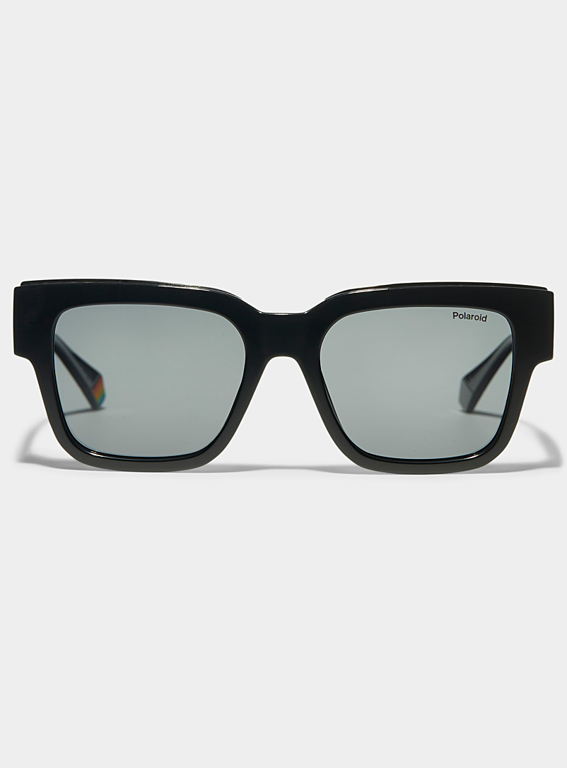 Polaroid Black Large square sunglasses for women