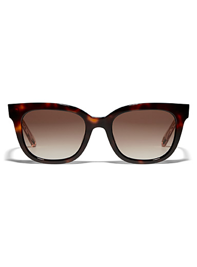 Embedded Wire Square Sunglasses