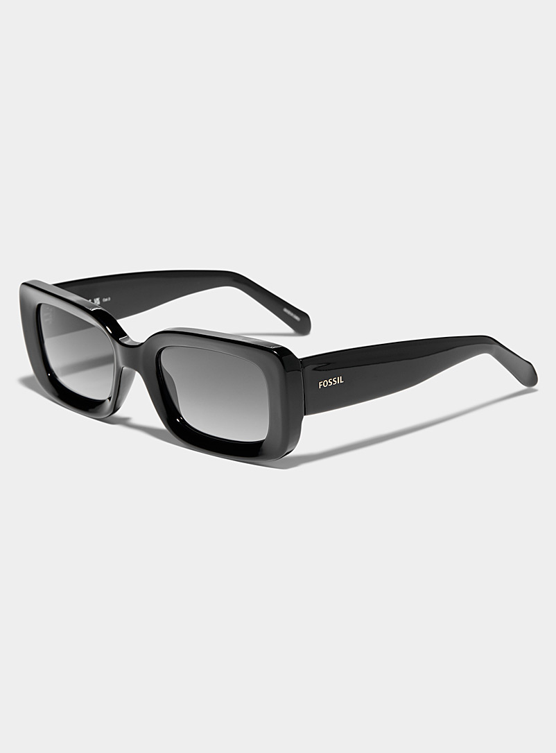 Gold-logo oversized rectangular sunglasses product image 2