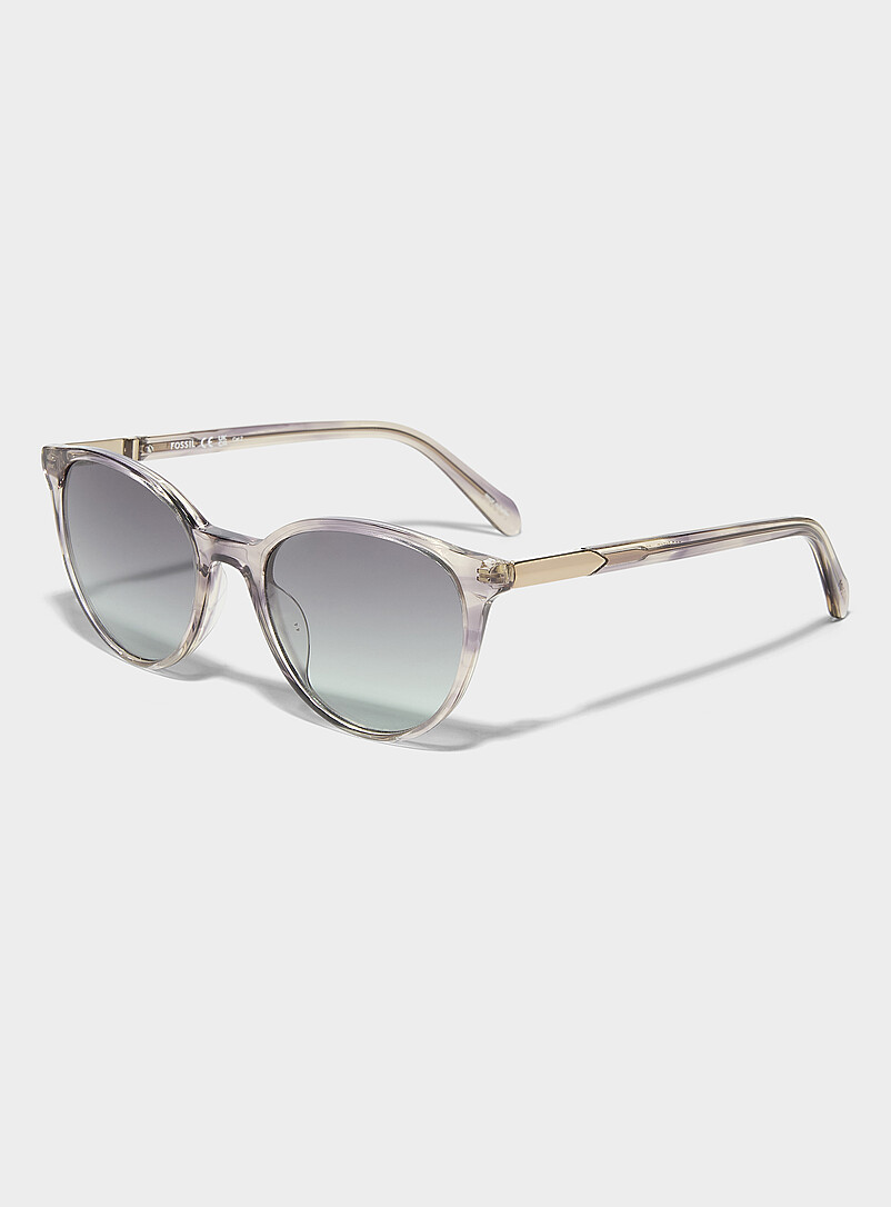 Metallic-accent round sunglasses product image 2