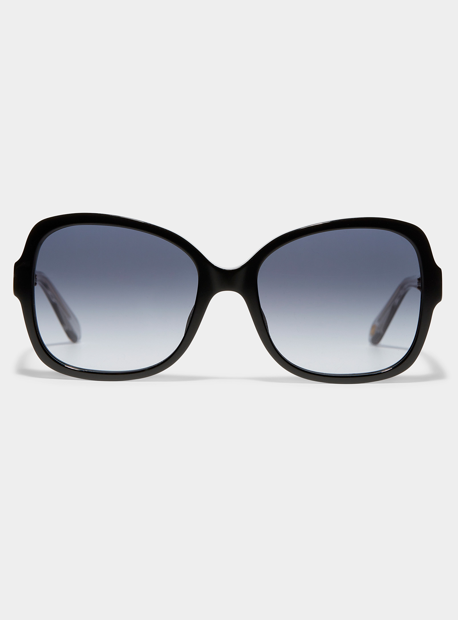 Fossil Translucent-temple Fly Sunglasses In Black