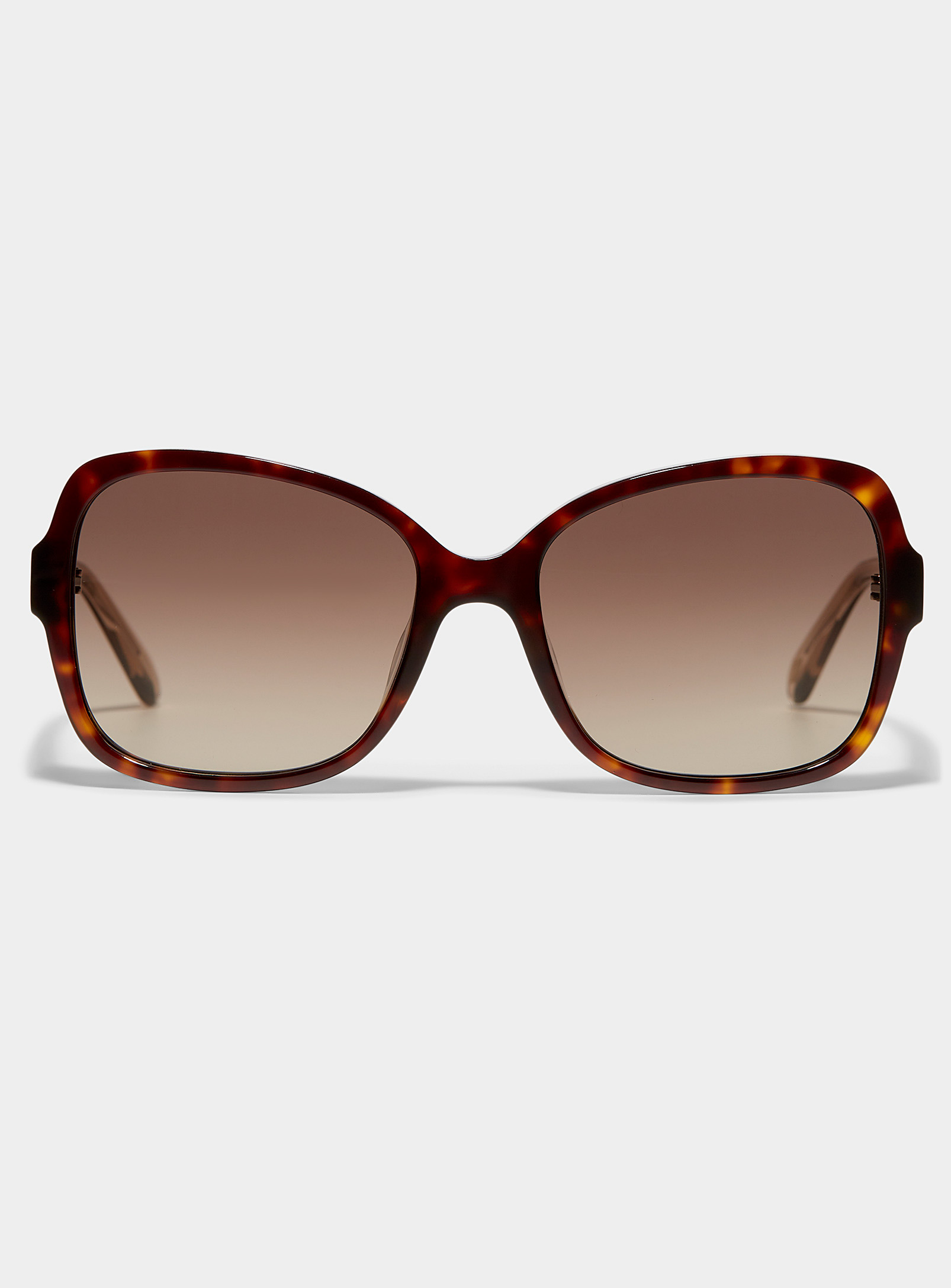 Fossil Translucent-temple Fly Sunglasses In Light Brown