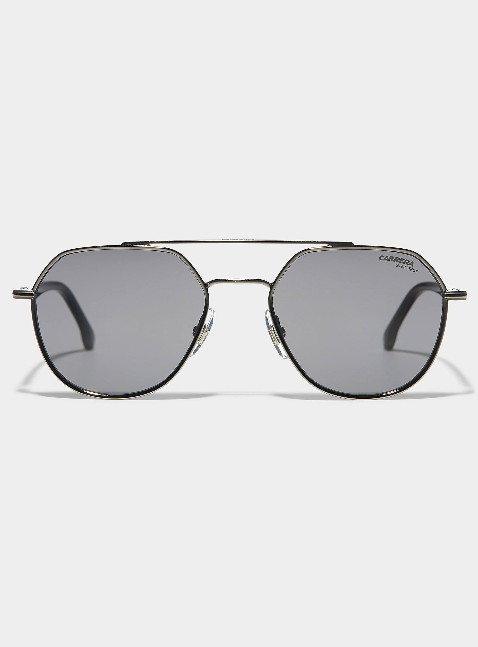 Carrera Round Aviator Sunglasses In Black | ModeSens