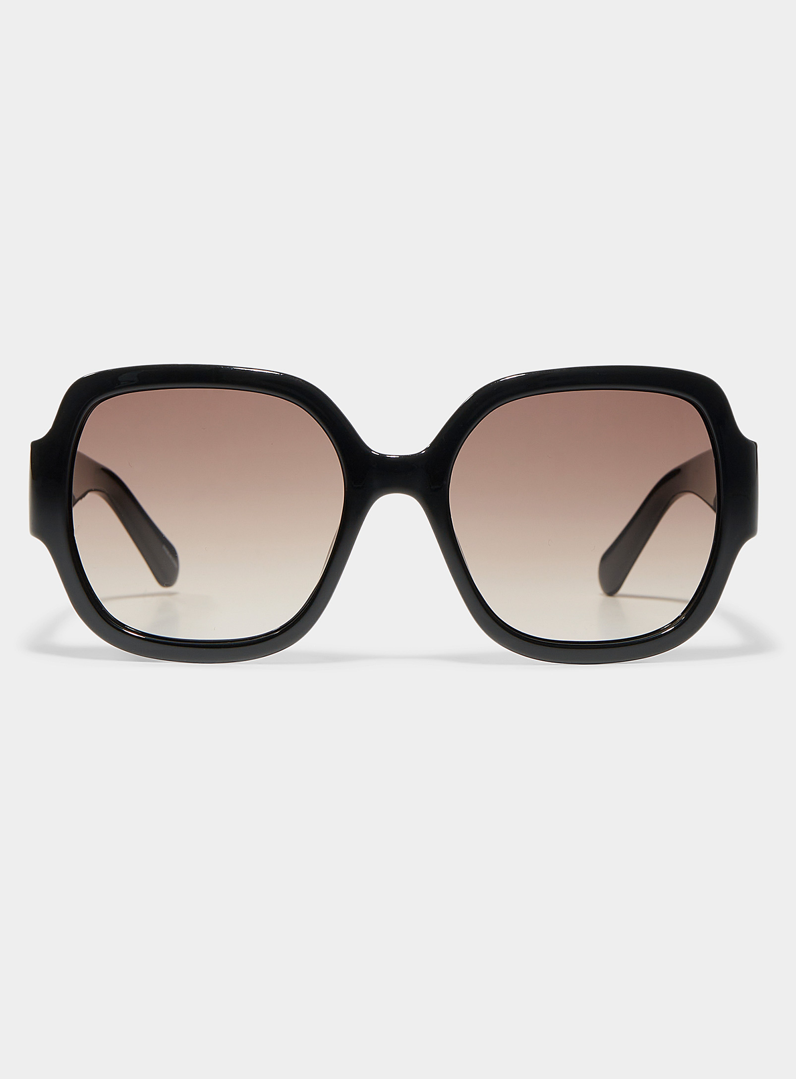 Fossil Large Bug-eye Sunglasses In Black