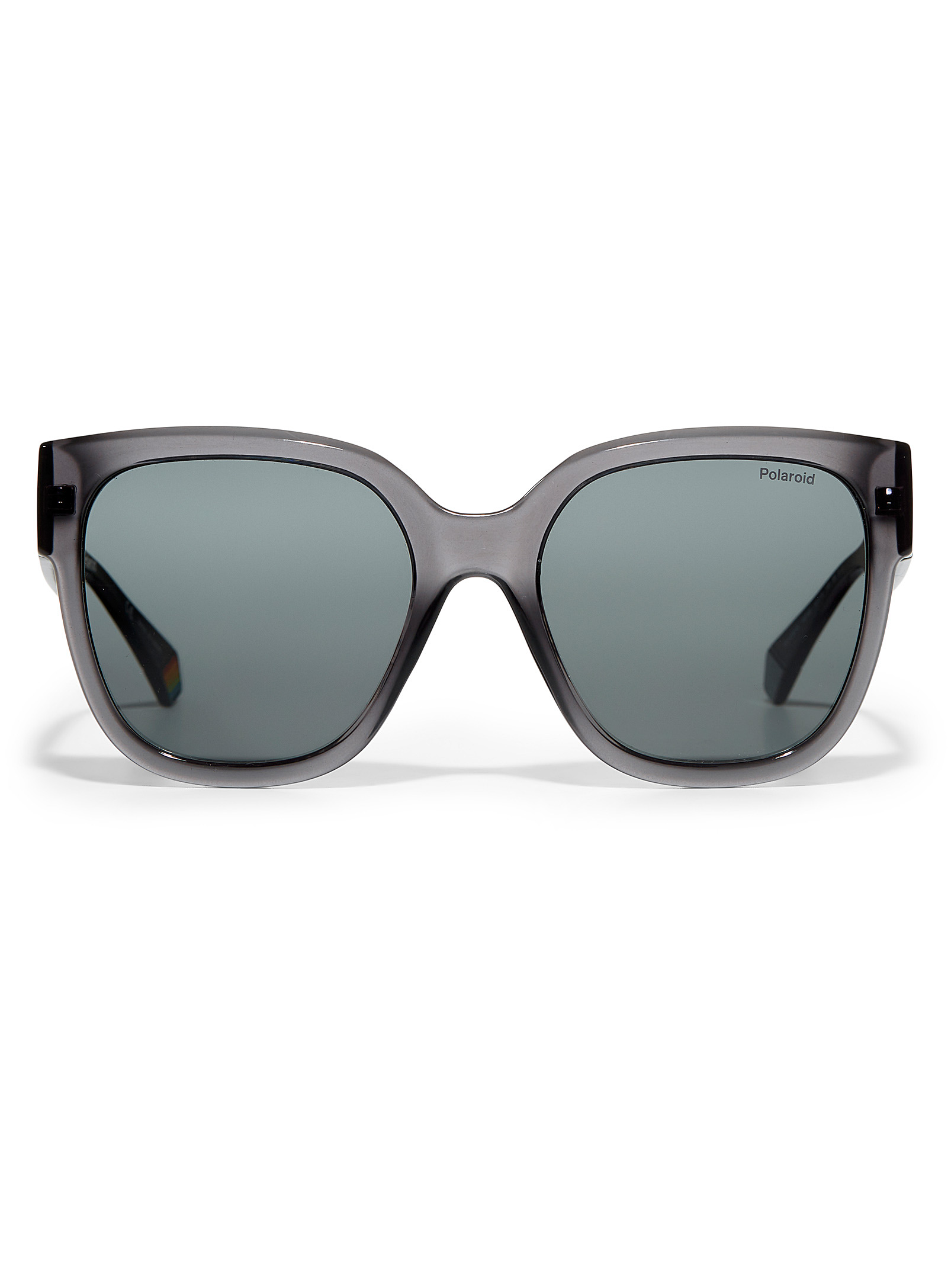 Polaroid Wayfarer Polarized Sunglasses In Grey
