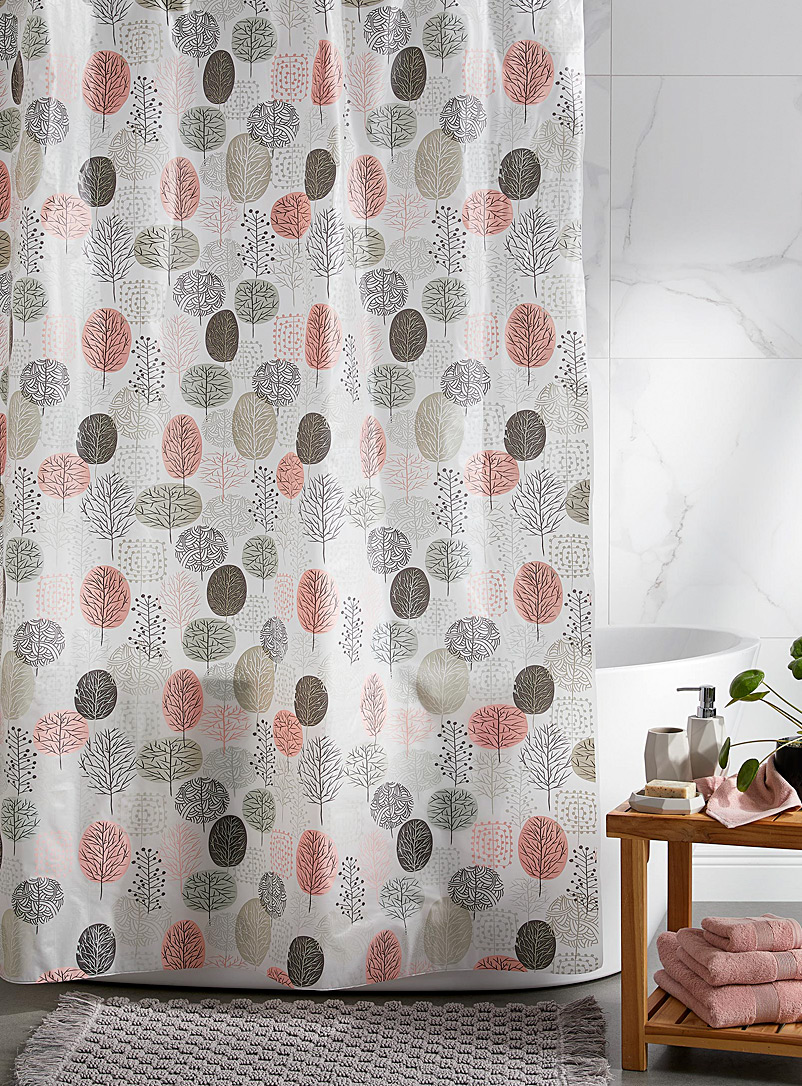 Peva Shower Curtains Bathroom Simons, Contempo Fabric Shower Curtains Canada