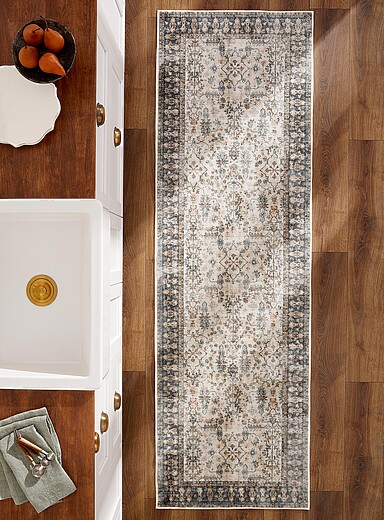 Desert night washable hallway rug 74 x 244 cm