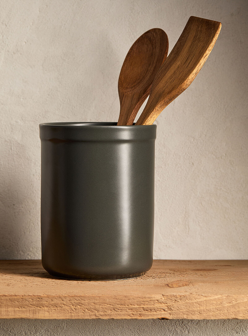 Grey Utensil Holder