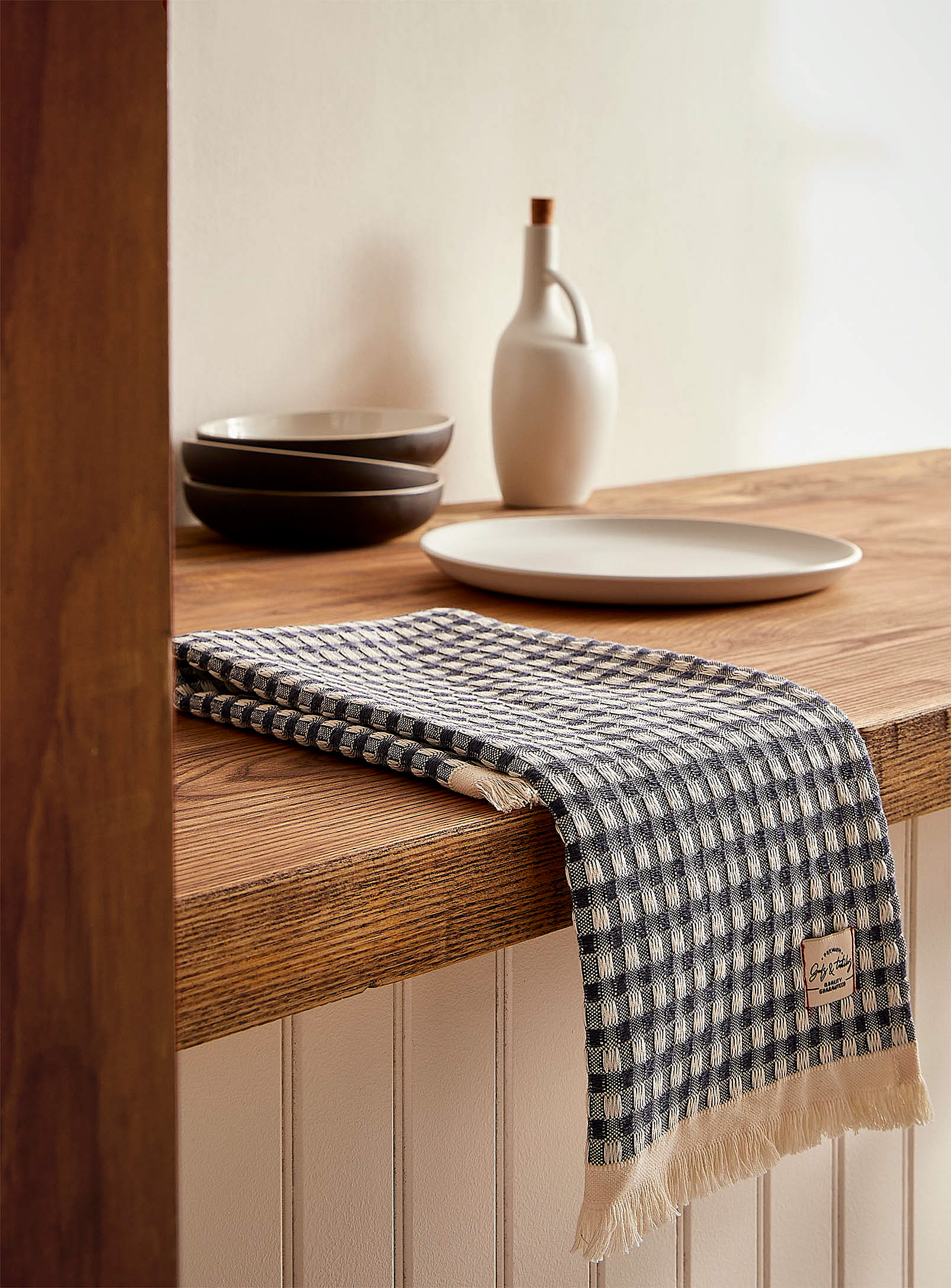 Simons Maison - Woven two-tone tea towel