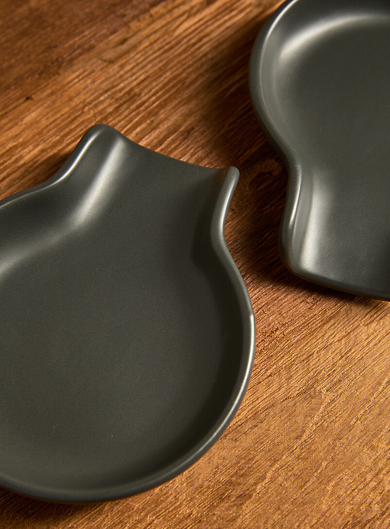 Grey spoon rests Set of 2 product image 2
