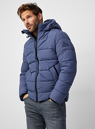 Crisp nylon puffer jacket | Point Zero | Shop Men's Down Jackets Online ...