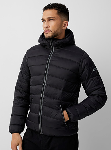 Hooded lightweight puffer | Point Zero | Men's Winter Coats and ...