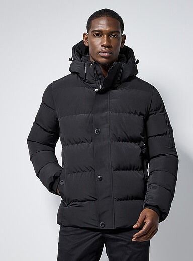 Point Zero Black Levi puffer jacket for men