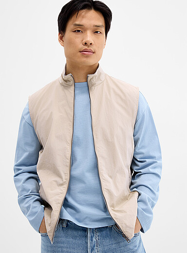 La veste r&eacute;versible toile de nylon