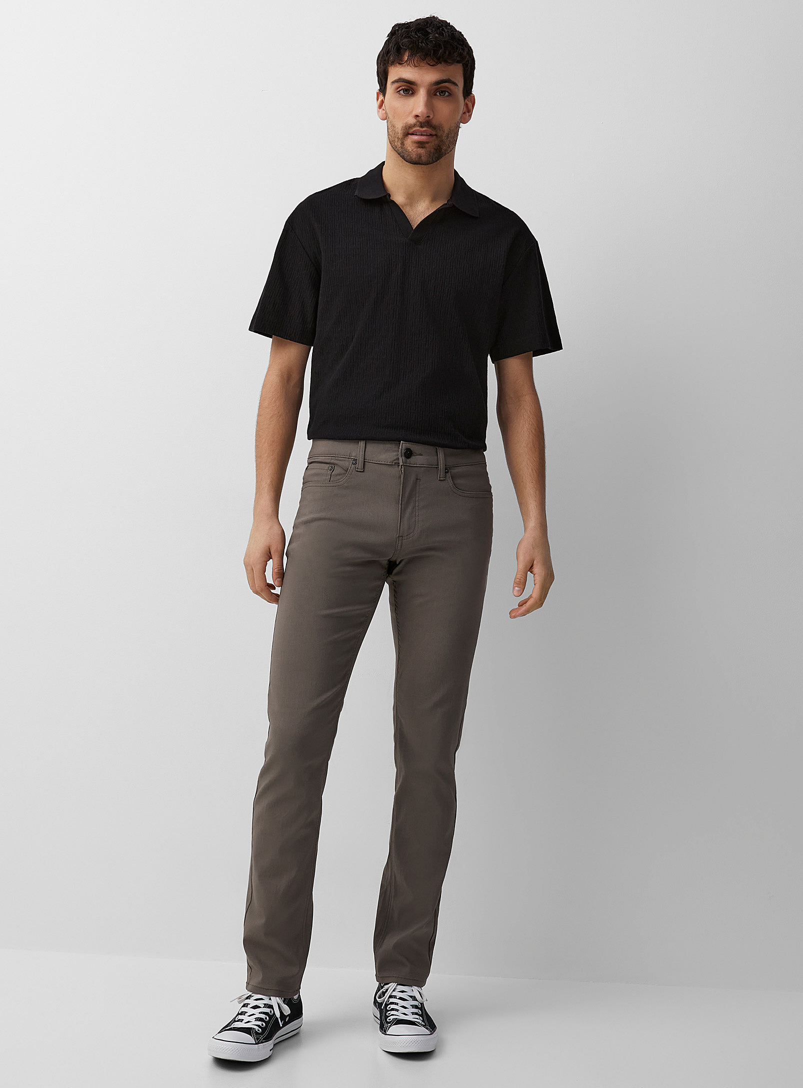 Point Zero Super Flex 5-pocket Pant Slim Fit In Light Brown