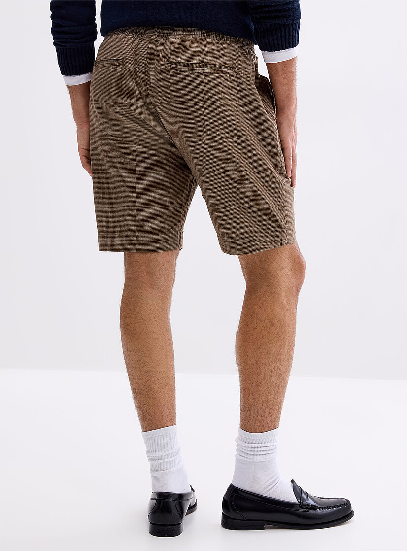 Micro-check short product image 3