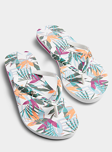 Portofino tropical bouquet flip-flops | Roxy | | Simons