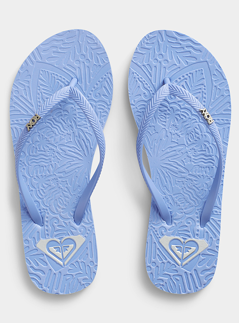 Roxy: La sandale de plage Antilles Bleu pâle-bleu poudre pour femme