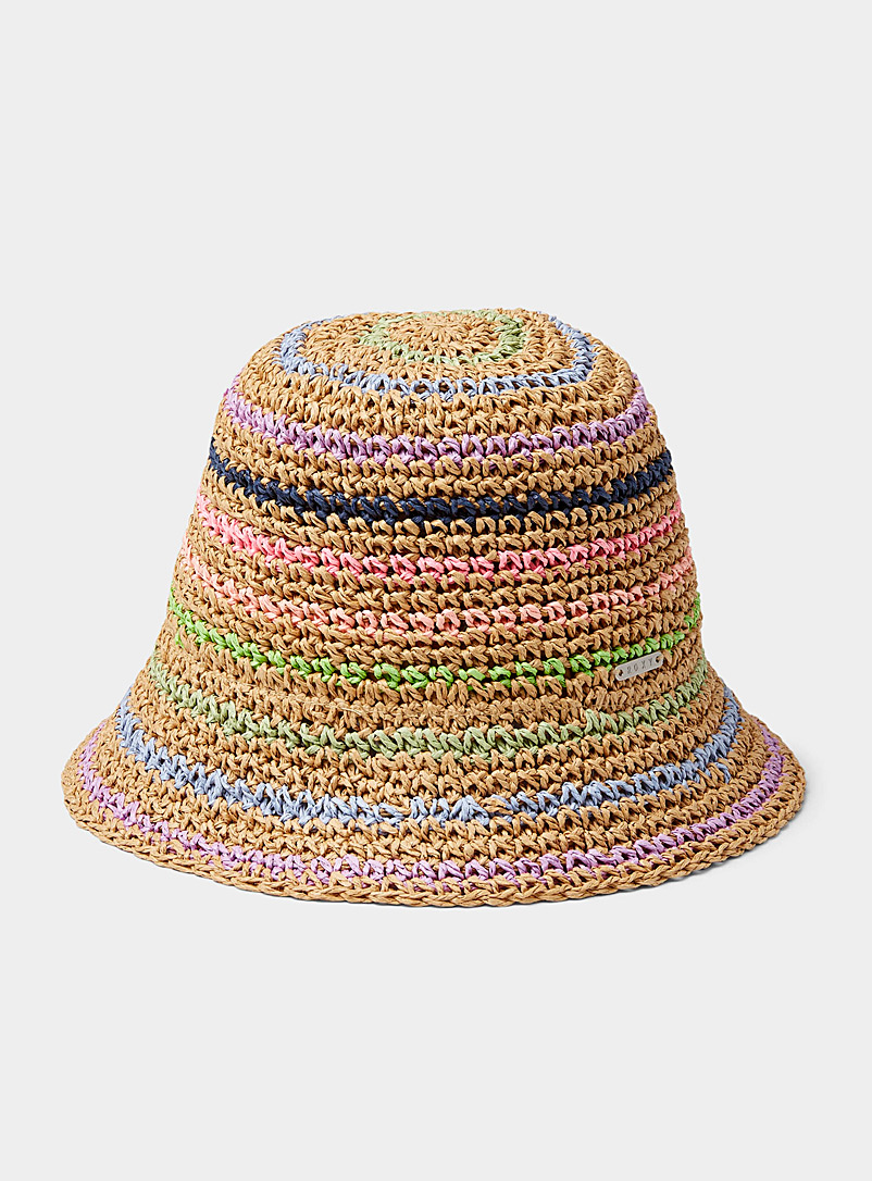 Chapeau Canotier Paille Classic Italy - Homme Femme Taille 58 Cm Marine - Style Guinguette