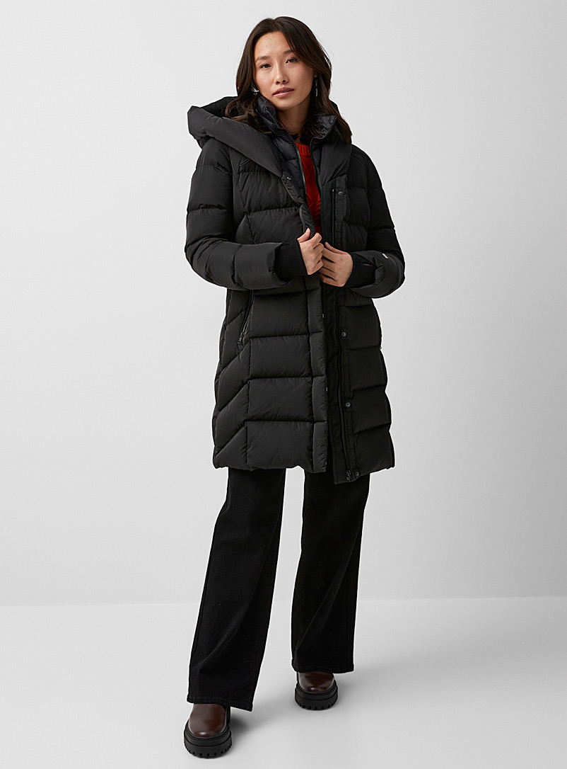 Sonny double-collar down puffer jacket | Soia & Kyo | Women's Quilted ...