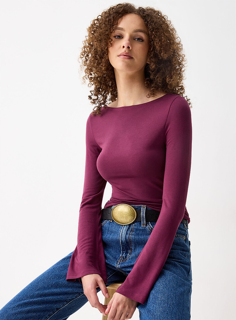 Women's Long-Sleeve Tees | Simons Canada