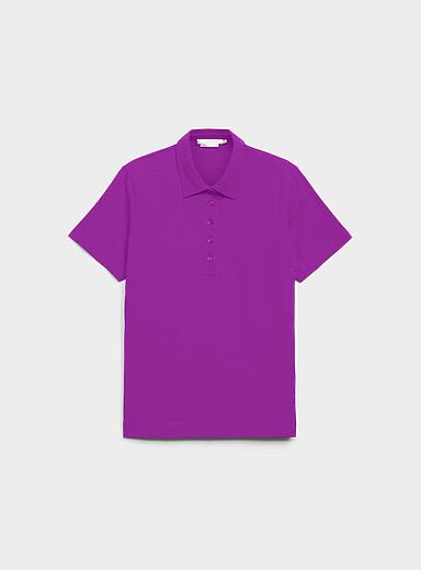 Organic cotton plain polo shirt