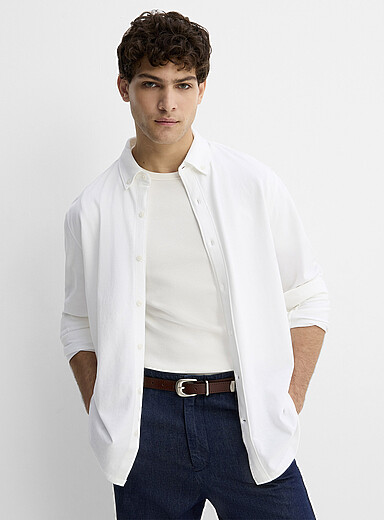 Piqu&eacute;-knit shirt <b>Modern fit</b>
