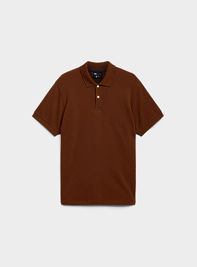 Minimalist piqu&eacute; polo <b>Standard fit</b>