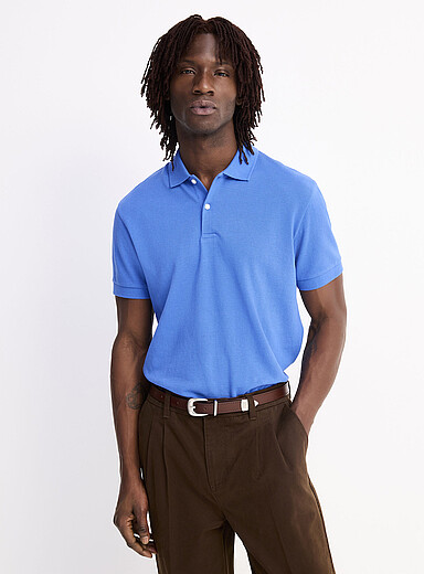 Minimalist piqu&eacute; polo <b>Standard fit</b>