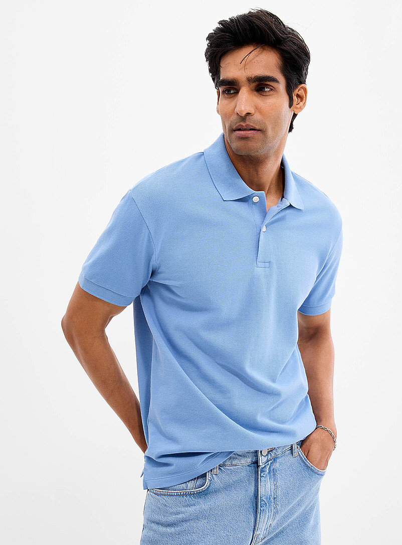 Le 31: Le polo piqu&eacute; &eacute;pur&eacute; <b>Coupe standard</b> Kaki - Sauge - Olive pour homme