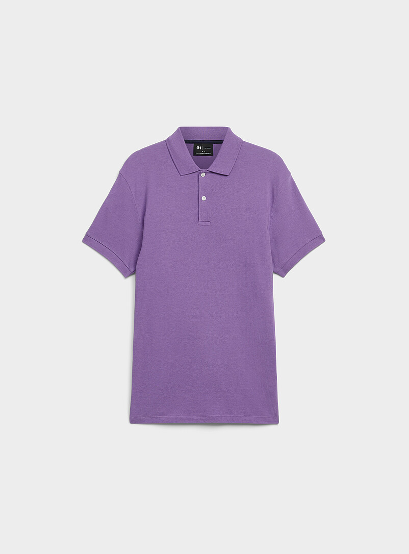 Le 31: Le polo piqu&eacute; &eacute;pur&eacute; <b>Coupe standard</b> Kaki - Sauge - Olive pour homme