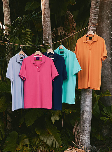 Le polo piqu&eacute; &eacute;pur&eacute; <b>Coupe standard</b>