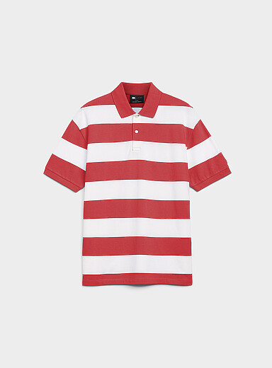 Club-stripe piqu&eacute; polo <b>Standard fit</b>